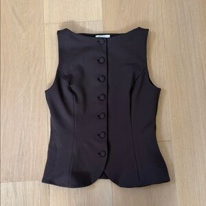 Aritzia Brown Vest